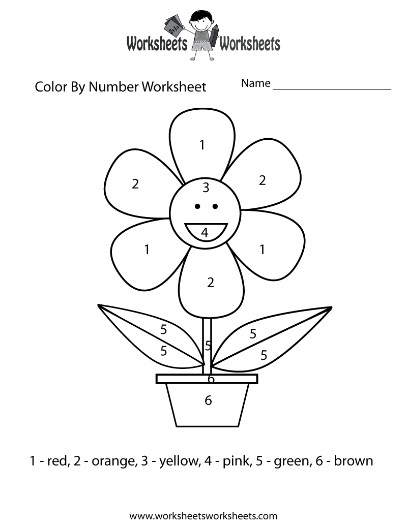 Educational Worksheet Easy 6 By Color algebra Number Free Printable worksheet Worksheet   yr