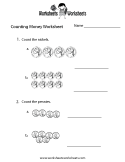 Practice Counting Money Worksheet