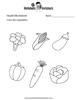 Simple Health Worksheet