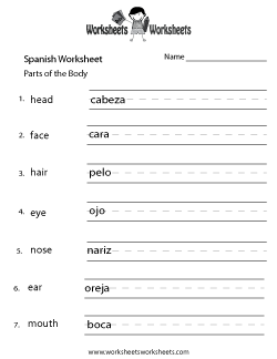 Free Spanish writing practice