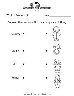 Weather Worksheet