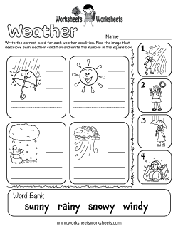 Weather Worksheet