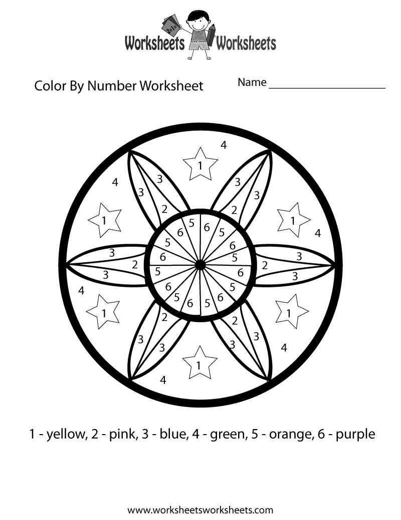 Free Printable Color By Number Math Worksheet free-printable-color-by-number-math-worksheet