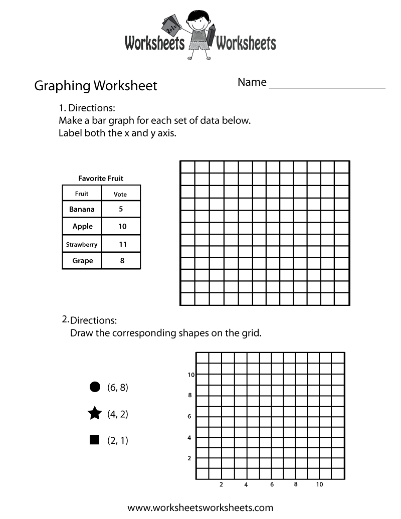 graphing homework worksheet